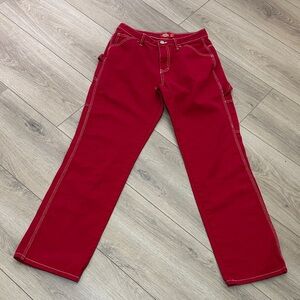 Dickies Women's Red Utility Carpenter pants. Great condition. Size 5 / 27